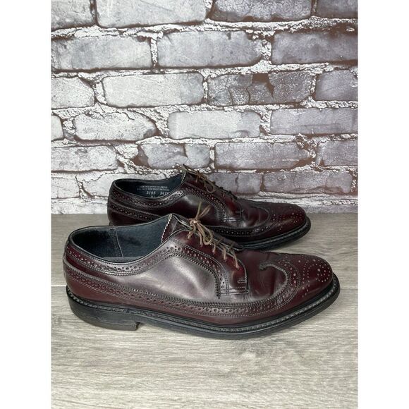 Stuart Mcguire LongWing Blucher Burgundy Leather Dress Shoes Men’s 10.5W US/44EU main image 11